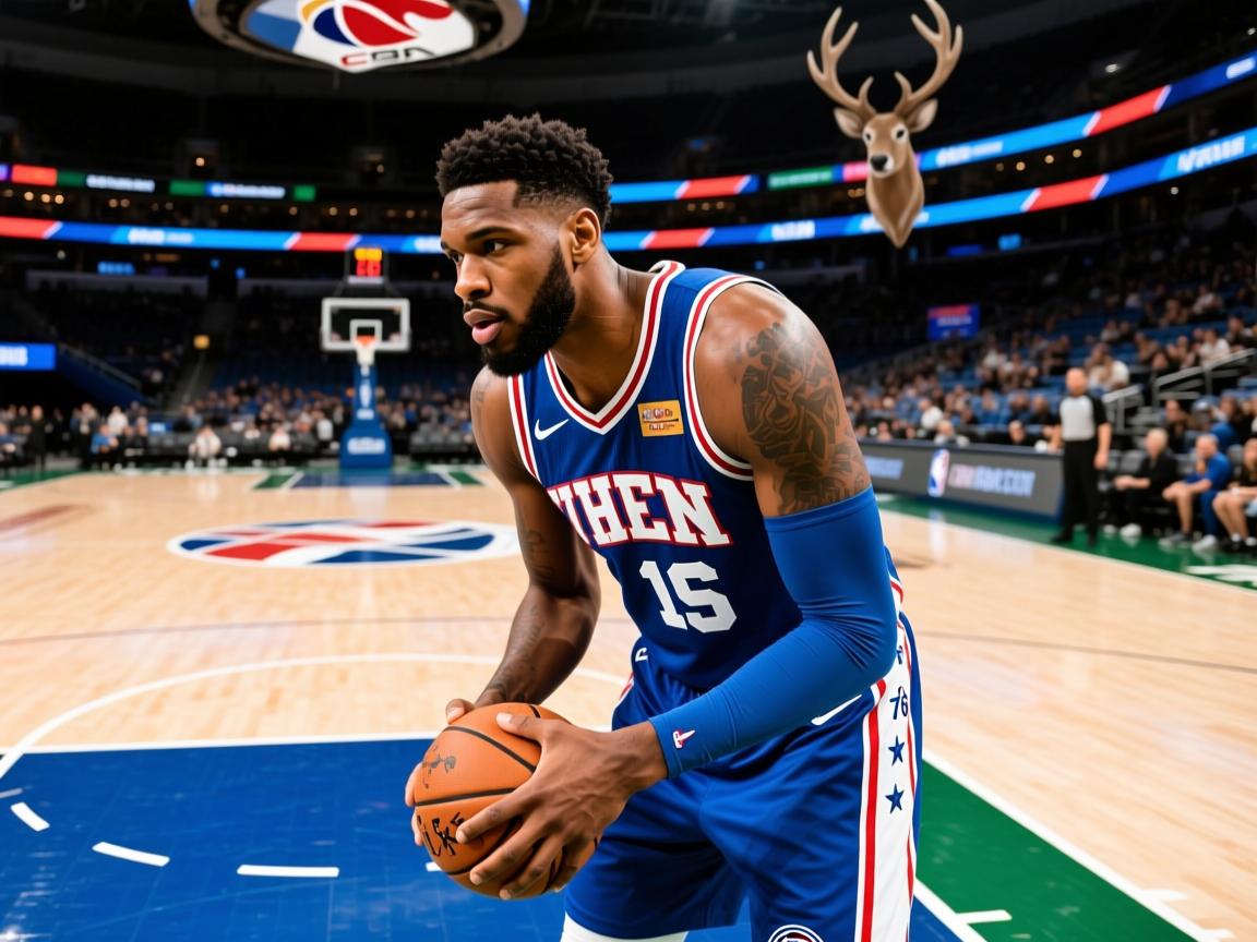 76人负雄鹿，恩比德表现低迷  第3张