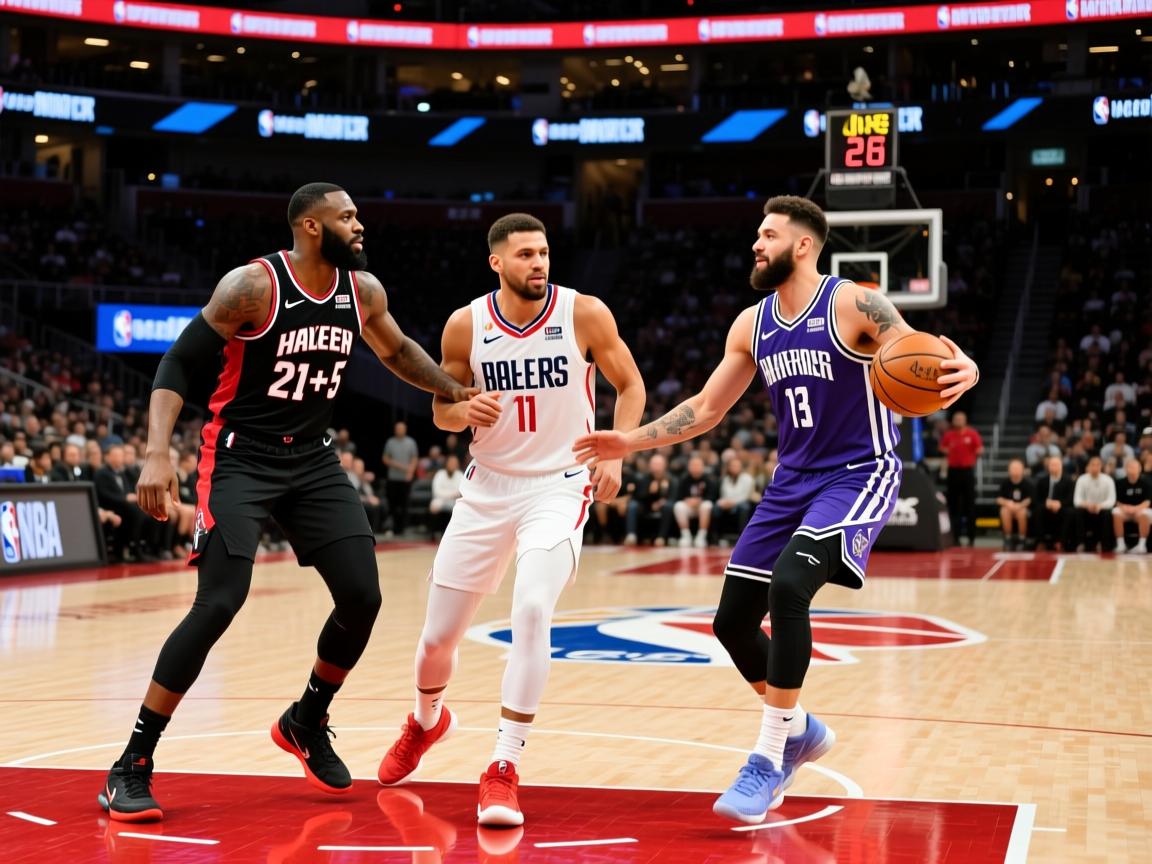 哈登21+3+5力压威少，小卡半场26分，快船41分大胜国王豪取五连胜